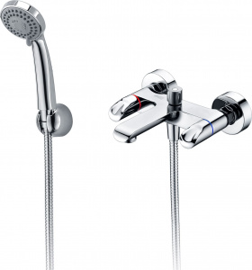 Смеситель Wasserkraft Lossa 1201 для ванны с душем Смеситель Wasserkraft Lossa 1201 для ванны с душем