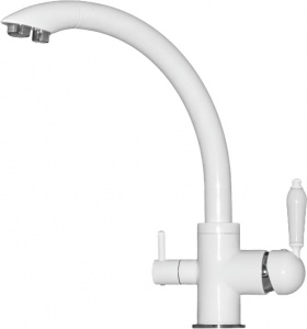 Смеситель Seaman Barcelone SSL-5382 Snow для кухонной мойки Смеситель Seaman Barcelone SSL-5382 Snow для кухонной мойки