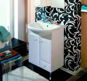 Тумба с раковиной Акватон Джимми 57 с ящиком Тумба с раковиной Акватон Джимми 57 с ящиком