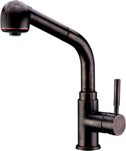 Смеситель Wasserkraft A8247 для кухонной мойки, темная бронза Смеситель Wasserkraft A8247 для кухонной мойки, темная бронза