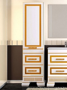 Шкаф-пенал Opadiris Оникс R золотая патина Шкаф-пенал Opadiris Оникс R золотая патина