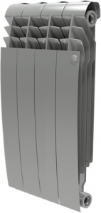 Радиатор биметаллический Royal Thermo BiLiner 500 4 секции, silver satin Радиатор биметаллический Royal Thermo BiLiner 500 4 секции, silver satin
