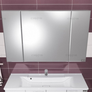 Зеркало-шкаф СанТа Стандарт 120 фацет Зеркало-шкаф СанТа Стандарт 120 фацет