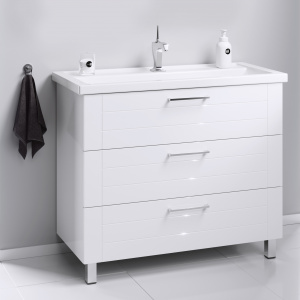 Тумба с раковиной Aqwella Manchester 100 напольная Тумба с раковиной Aqwella Manchester 100 напольная