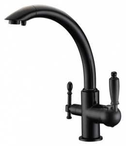 Смеситель Zorg Clean Water ZR 314 YF-33 black для кухонной мойки Смеситель Zorg Clean Water ZR 314 YF-33 black для кухонной мойки