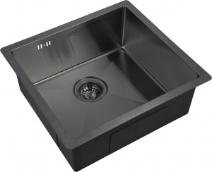 Мойка кухонная Zorg Inox PVD 4844 grafit Мойка кухонная Zorg Inox PVD 4844 grafit