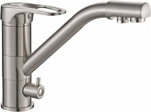 Смеситель Steel Hammer SH 321 SATIN для кухонной мойки Смеситель Steel Hammer SH 321 SATIN для кухонной мойки