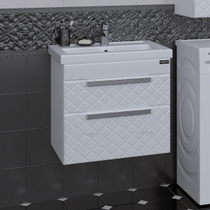 Тумба с раковиной СанТа Калипсо Люкс 60 подвесная 2 ящика Тумба с раковиной СанТа Калипсо Люкс 60 подвесная 2 ящика