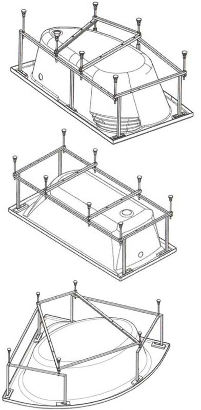 Последовательность монтажа на каркас