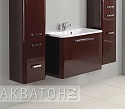 Тумба с раковиной Акватон Валенсия 75 гранат