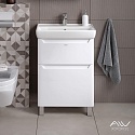 Тумба с раковиной Lana 60 белая