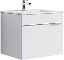 Тумба с раковиной Aqwella Brig 60 подвесная, белая