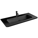 Раковина VCB-1RA100B из искусственного камня, цвет черный