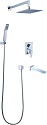 Душевой комплект Lemark Contest LM5822CW С ВНУТРЕННЕЙ ЧАСТЬЮ