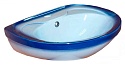 Раковина Rosa Лира синяя