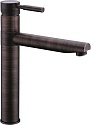 Смеситель Wasserkraft A8147 для кухонной мойки, темная бронза