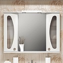 Зеркало-шкаф Runo Линда Люкс 105