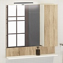 Зеркало-шкаф Comforty Рига 80 дуб сонома