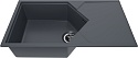 Мойка кухонная KitKraken Sea Graphite темно-серая